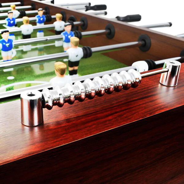 Baby-foot Marron en acier
